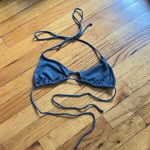 O’Neill SALTWATER SOLIDS MADRID HALTER TOP XS - Slate Blue